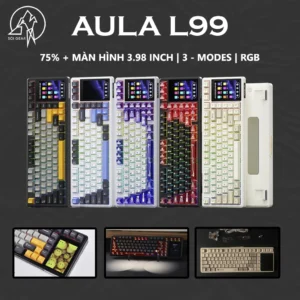 AULA L99 Smart Screen Mechanical Keyboard – 75% Wireless RGB Keyboard