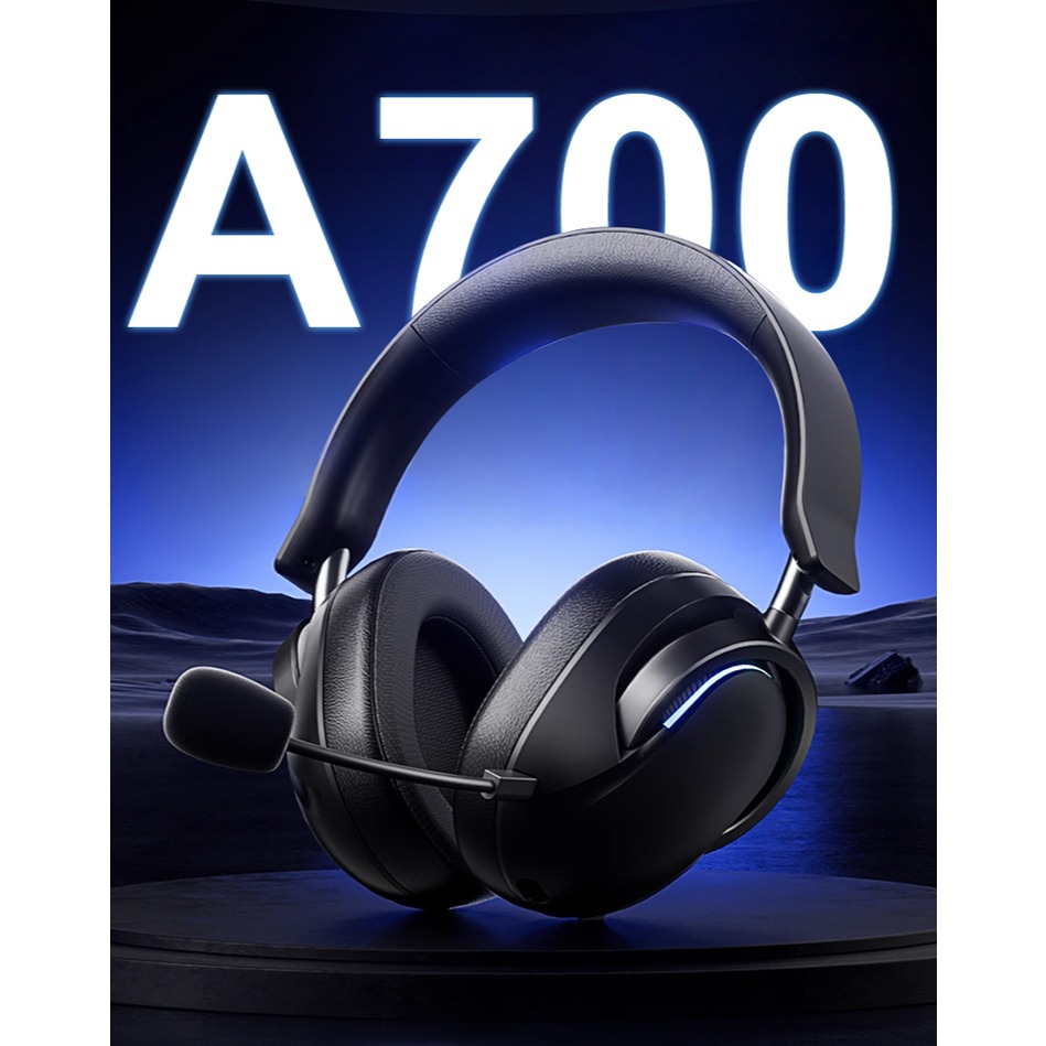 AULA A700 Wireless Gaming Headset – 50mm Titanium Driver, 7.1 Surround & AI Noise Cancellation
