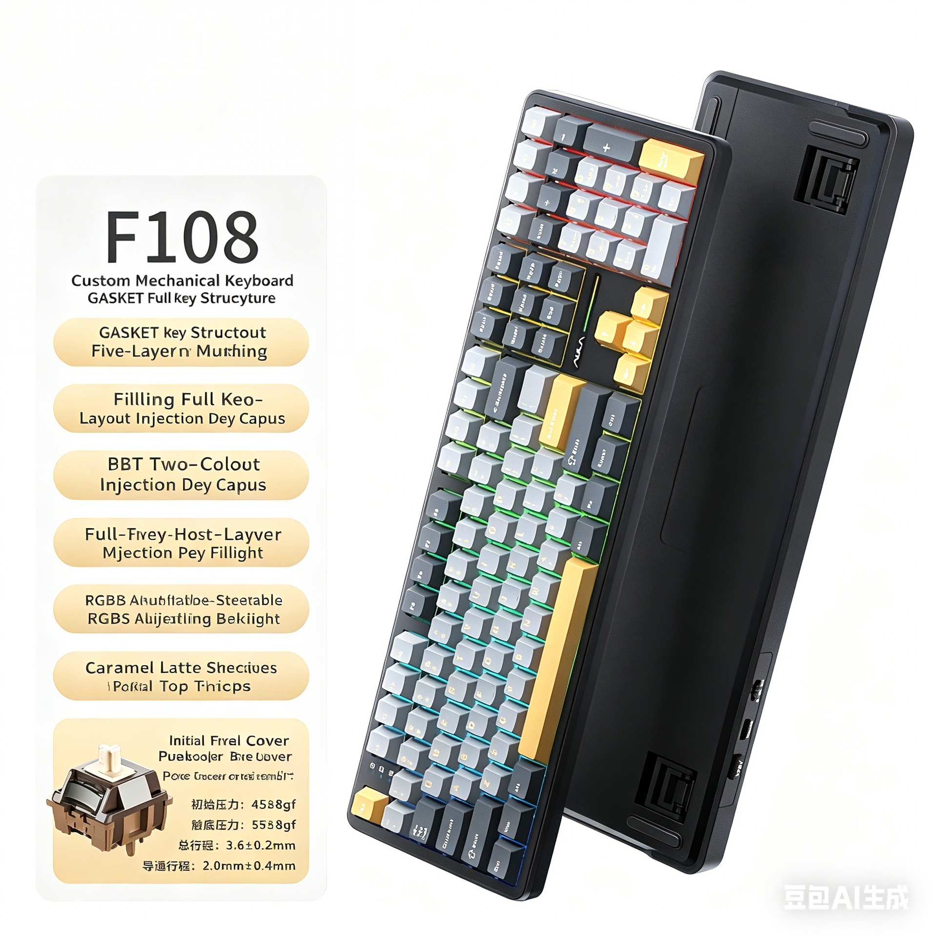 AULA F108 Mechanical Keyboard